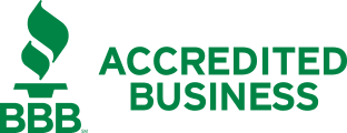 Better Business Bureau Accredited Business Logo in Green
